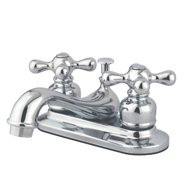 4" Centerset Bathroom Faucet, Chrome